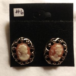 Vintage Cameo Earrings